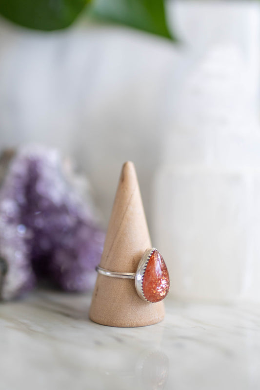 Sunstone Ring - Size 9