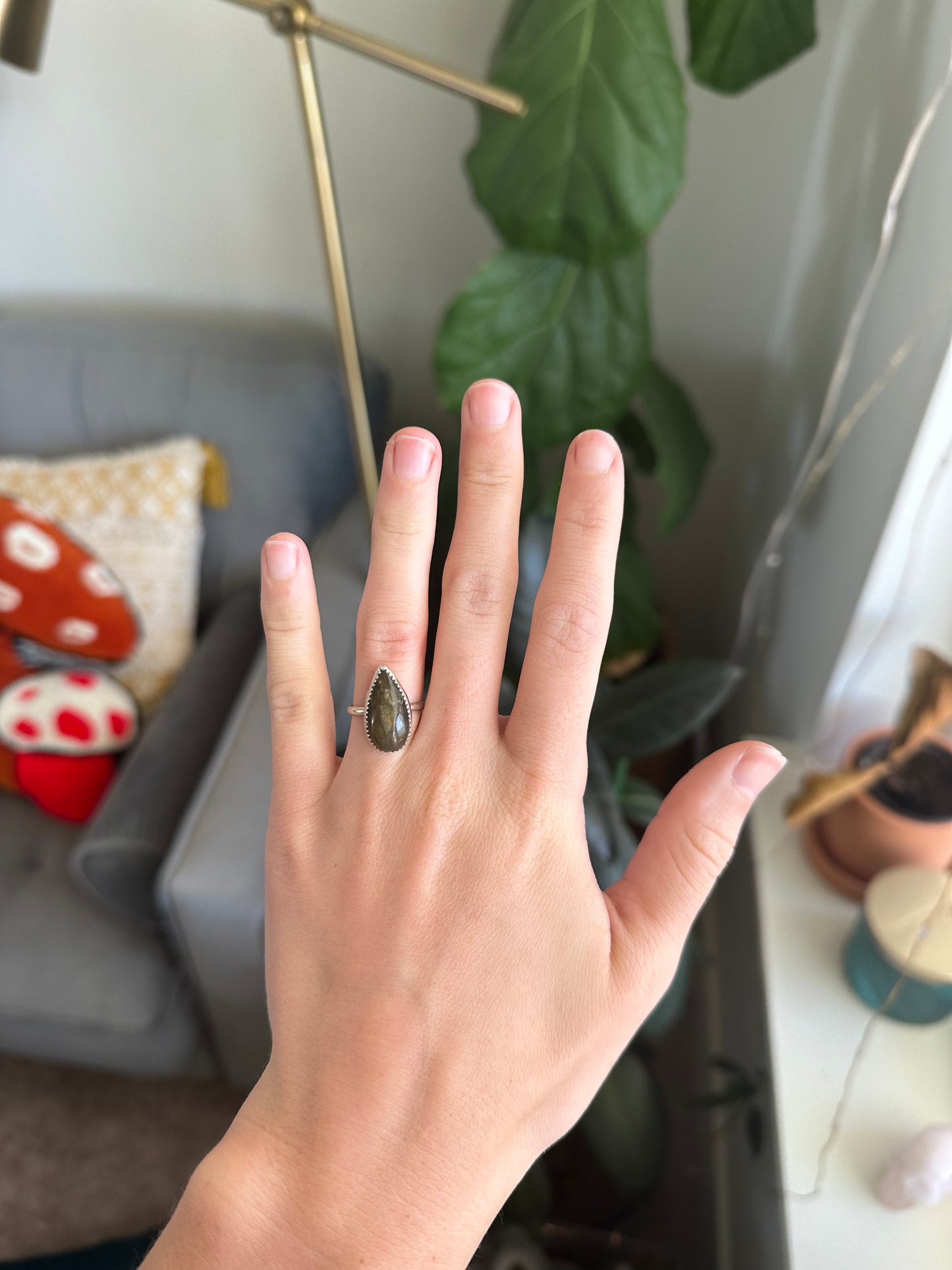 Labradorite Ring - Size 5