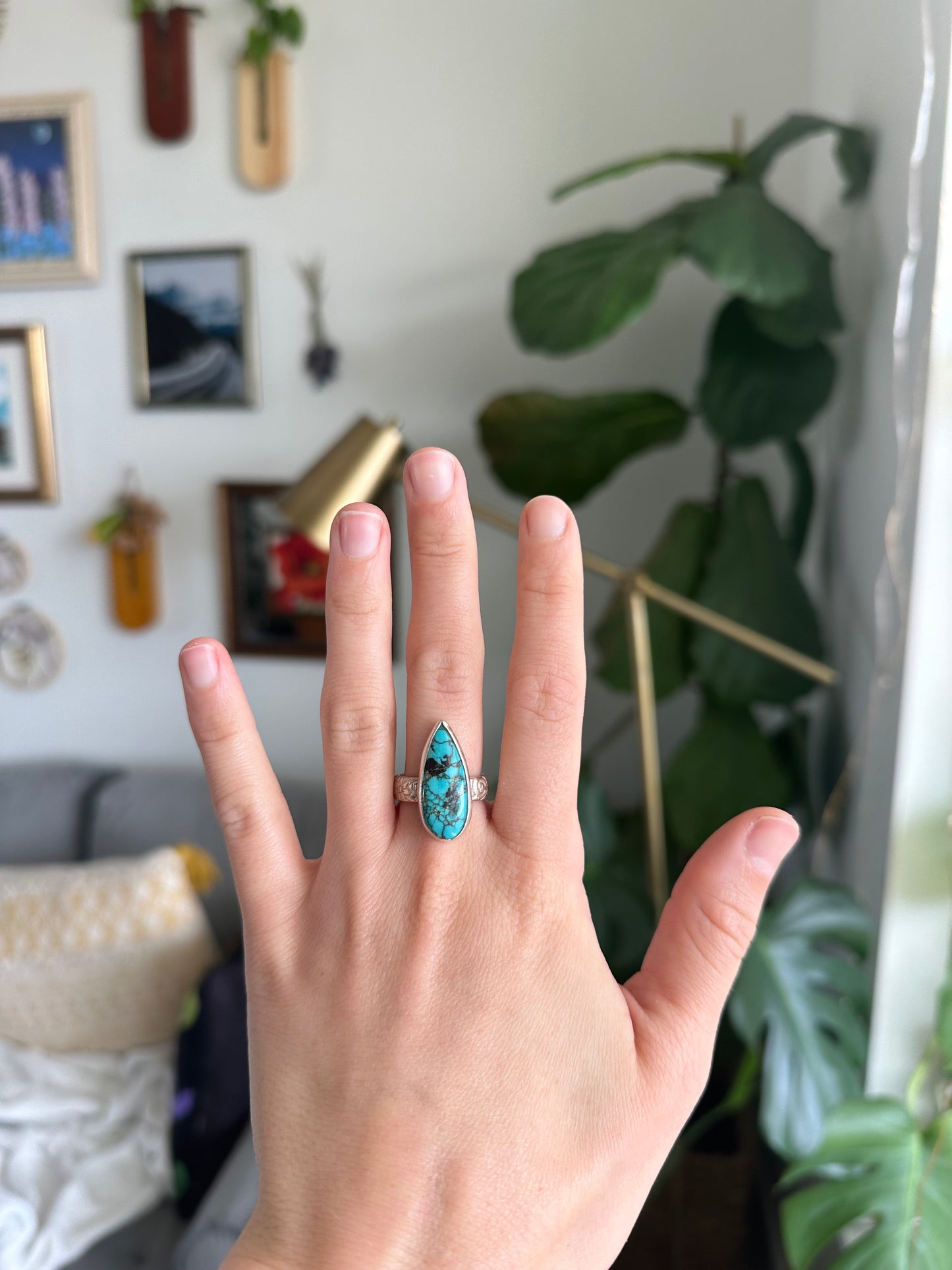 Turquoise Ring - Size 6.5