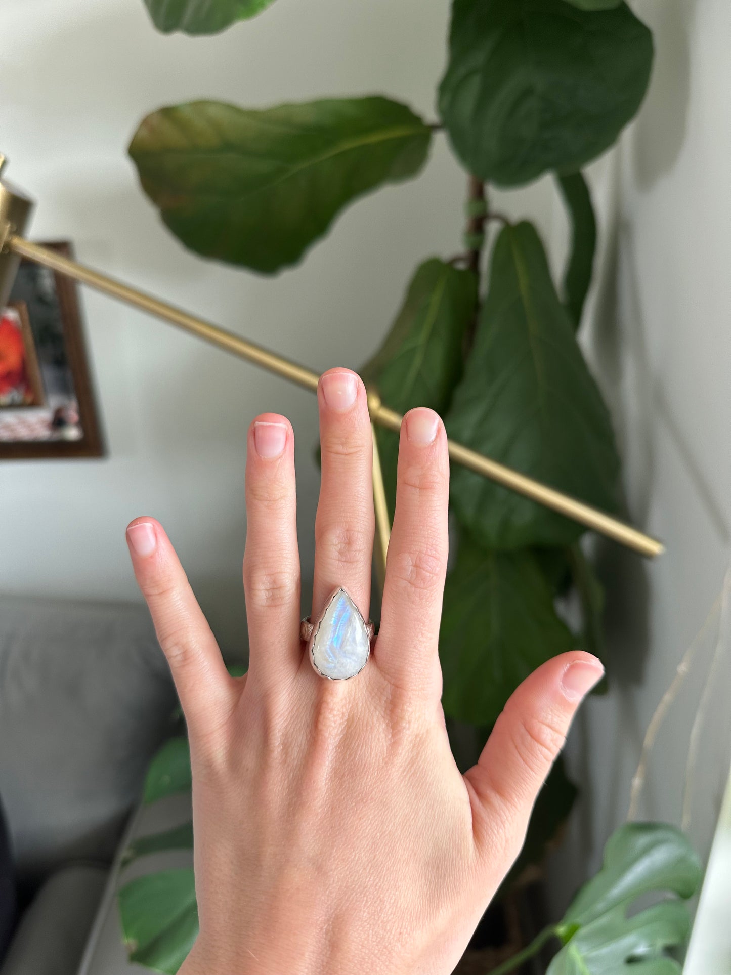 Moonstone Ring - Size 6.5